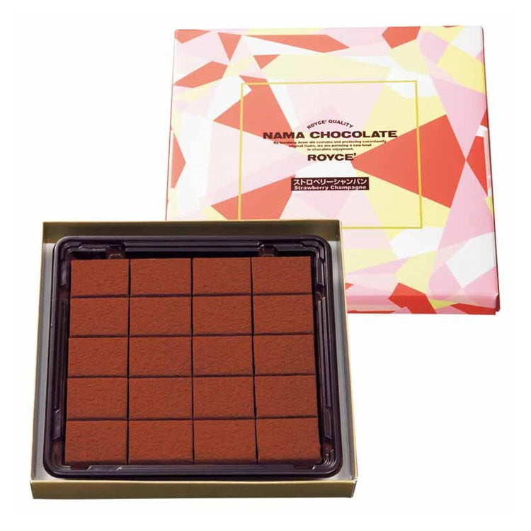 日本 Royce 生巧克力 限定草莓香槟口味 20粒（赏味期限12/07/2025）