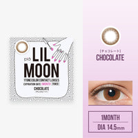 【美瞳 1month】 lilmoon  颜色：chocolate ，一盒一片 DIA 14.5mm