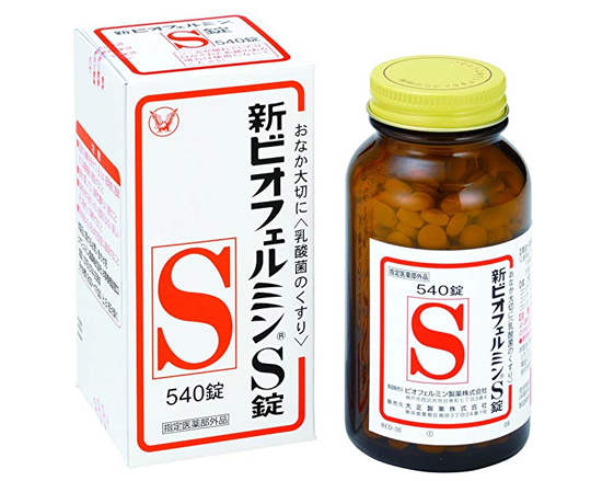 日本TAISHO大正制药 新表飞鸣biofermin S 乳酸菌调理肠胃益生菌片 540粒 （保质期2028.04）